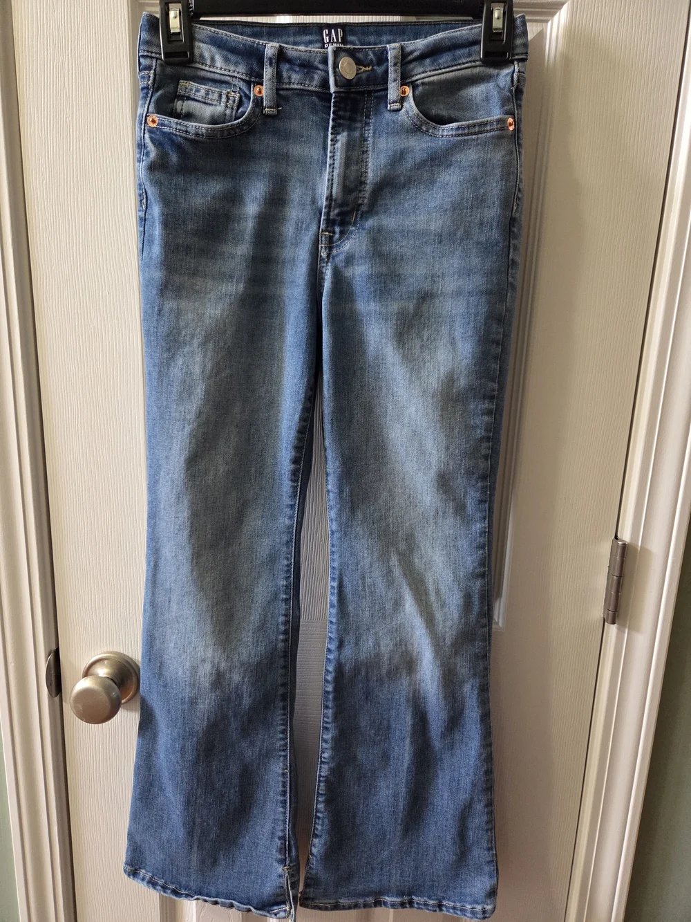 GAP Kid’s Mid Wash 70s Flare Jeans - Blue